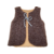 gilet mouton marron enfant gaze camel rayé marin