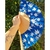 eventail cyanotype artisanal landes france erable 1