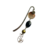 marque page metal marron renard artisanal