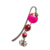 marque page nacre perles verre yogi yoga rose