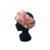 bonnet tricoté main gris bleu(2)