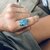 bague artisanale argent 925 et turquoise réglable