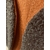 gilet laine mouton pyrénées marron gaze brodée rouille