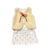gilet laine pyrenees blanc coeur rouge jupe gaze enfant