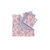routine visage lingettes bambou serviette rose