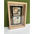 cadre vitrine coquillages verre mer bois flotté