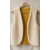 gilet réversible laine pyrénées ecru jaune moutarde pois or