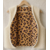 gilet laine ecru dg leopard caramel