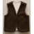 gilet laine marron dg fleuri beige
