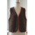 gilet laine marron gaze grenadine