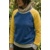 sweat jaune bleu
