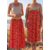 jupe longue robe bustier plage 2en1 artisanat landais france créatrice rouge
