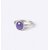 bague améthyste argent