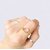 bague quartz rose argent doré3