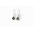 boucle oreille quartz fumé goutte