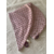 TUR16 turban bain coton bambou eventails rose