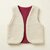 gilet laine ecrue gaze coton lie de vin2