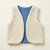 gilet laine ecrue gaze coton bleu barbeau2