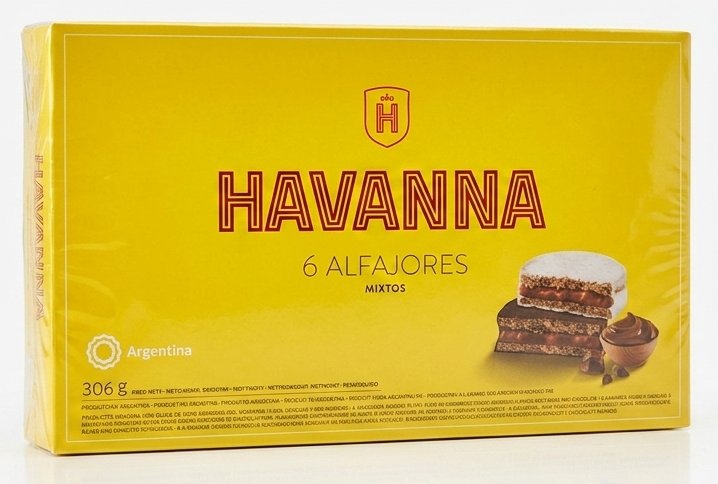 alfajores havana 6 mixtos