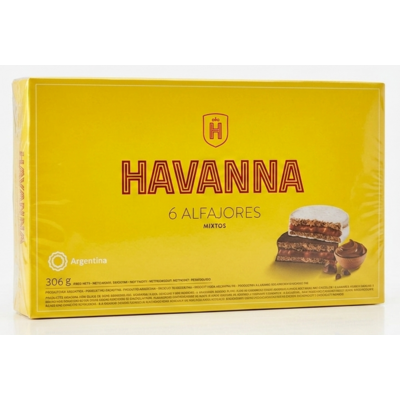alfajores havana 6 mixtos