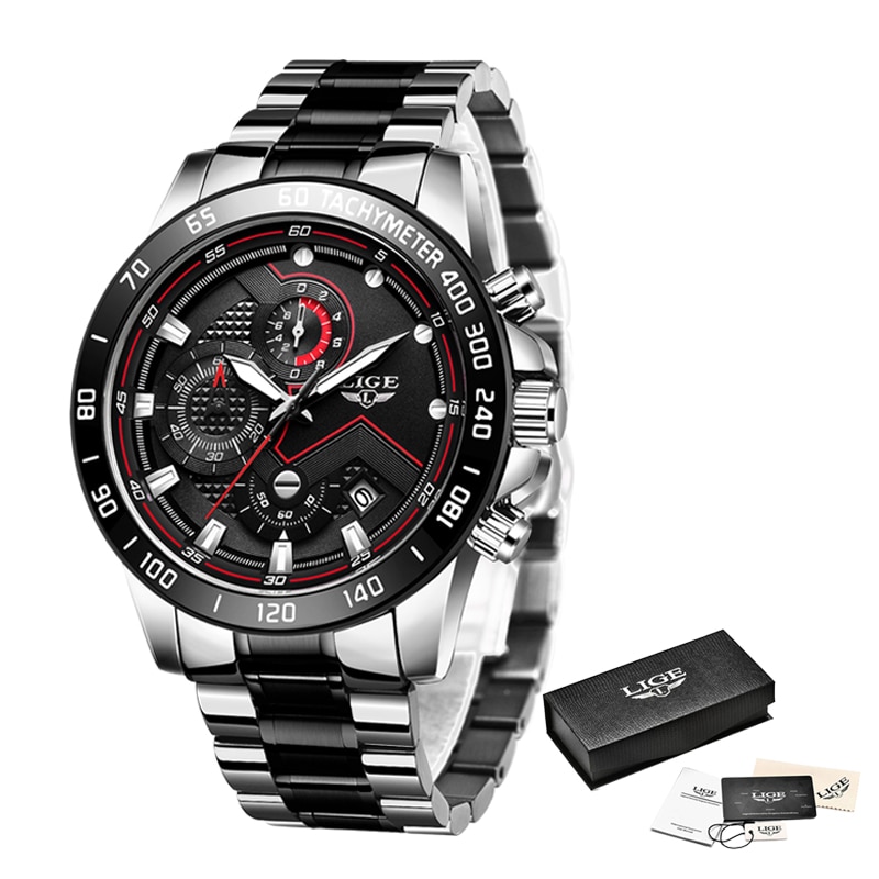 LIGE-nouveaux-hommes-montre-affaires-tanche-Date-montres-mode-multifonction-en-acier-inoxydable-noir-Quartz-montre