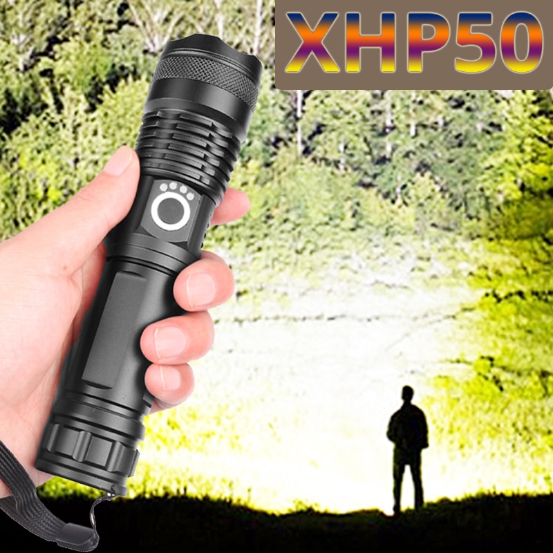 Livraison-directe-xhp50-2-la-plus-puissante-lampe-de-poche-5-Modes-usb-Zoom-led-torche