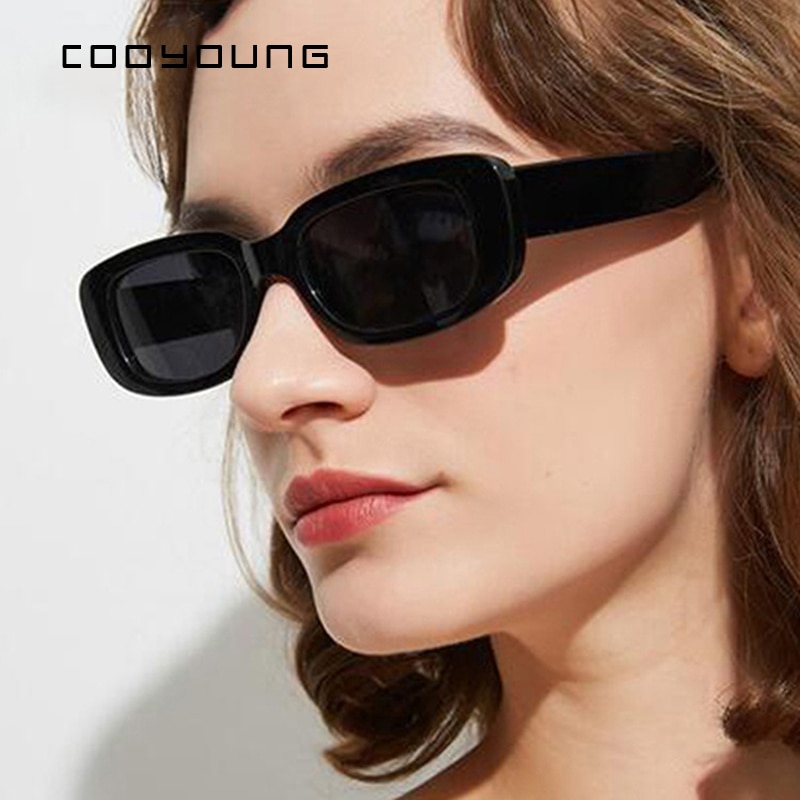 COOYOUNG-lunettes-de-soleil-rectangulaires-pour-femmes-Vintage-marque-de-styliste-carr-es-UV400