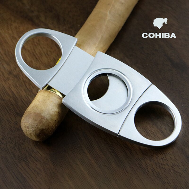 COHIBA-coupe-cigare-classique-en-acier-inoxydable-m-tal-Guillotine-ciseaux-cadeau