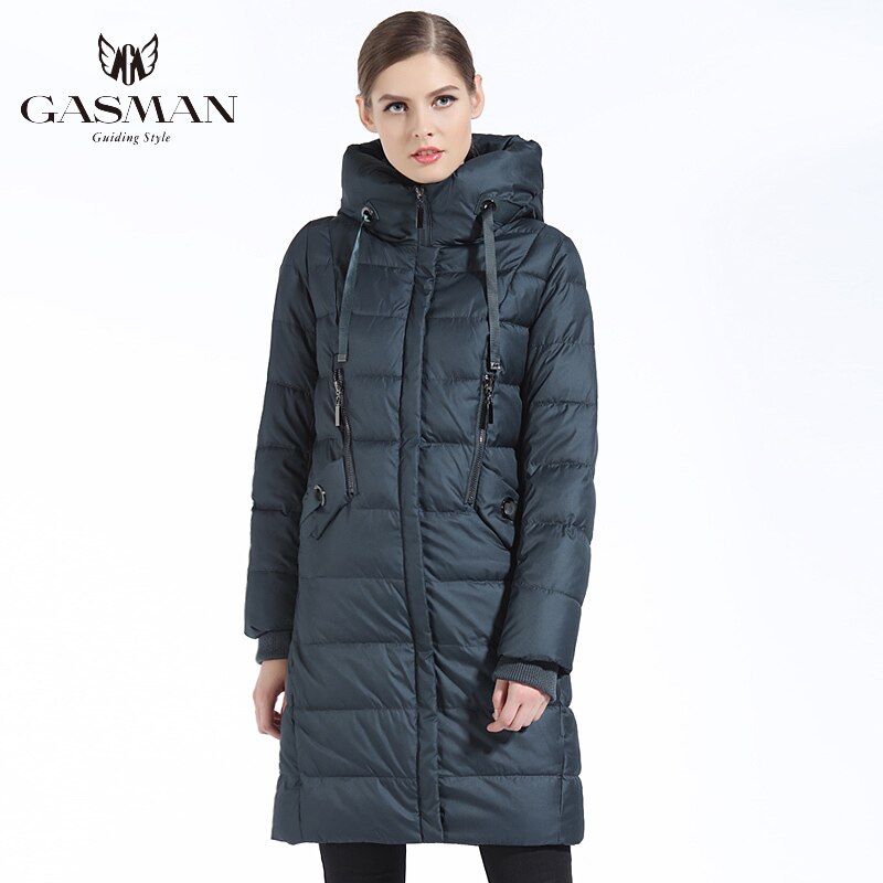 GASMAN-veste-d-hiver-longue-en-duvet-Bio-pour-femme-manteau-de-marque-capuche-Parka-chaude