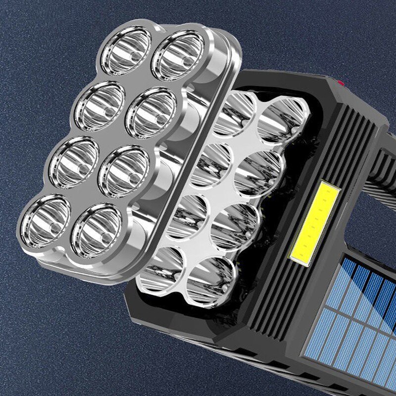 Lampe-de-poche-Led-Rechargeable-nergie-solaire-projecteur-haute-puissance-torche-Portable-multifonctionnelle-Ultra-lumineuse-pour
