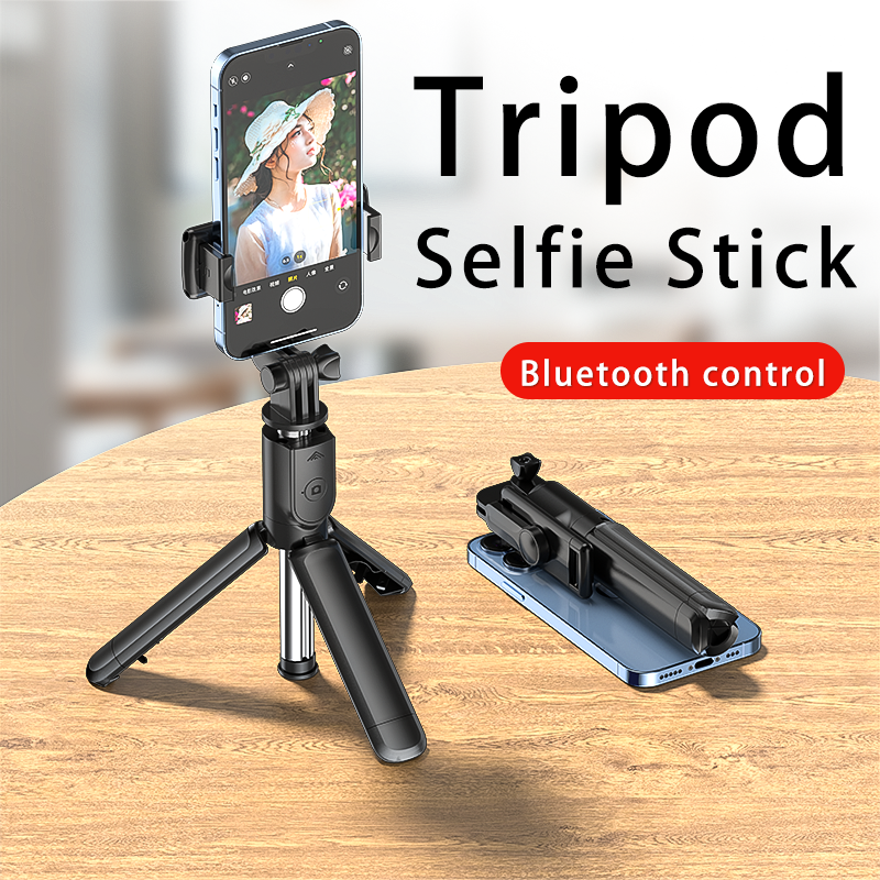 Perche-selfie-sans-fil-Bluetooth-mini-tr-pied-monopode-extensible-obturateur-distance-support-de-t-l