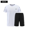 Fitness-V-tements-Mens-Glace-Soie-S-chage-Rapide-Sportswear-Set-D-t-Manches-Courtes-Tshirt