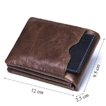 CONTACT-S-Genuine-Crazy-Horse-Leather-Men-Wallets-Vintage-Trifold-Wallet-Zip-Coin-Pocket-Purse-Cowhide