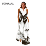 MOVOKAKA-robe-longue-sans-manches-d-contract-e-Vintage-imprim-e-papillon-Maxi-pour-la-plage
