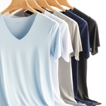 Ice-InjT-shirt-manches-courtes-pour-hommes-T-shirt-de-sport-fin-chemise-fond-d-contract