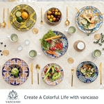 VANCASSO-Service-de-Table-en-Porcelaine-Motif-Jasmine-Vaisselle-avec-Assiette-D-ner-Assiette-Dessert-Bol
