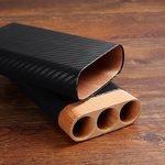 tui-cigares-en-fibre-de-carbone-cuir-3-tubes-humidificateur-de-voyage-en-bois-porte