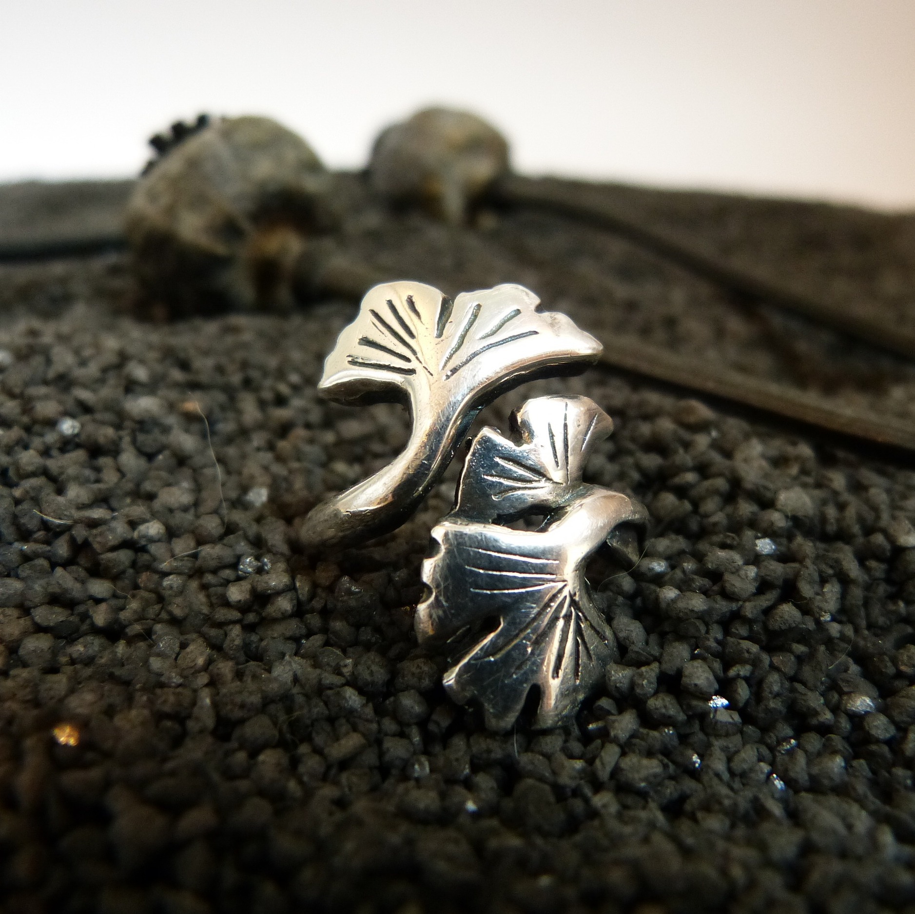 bague ginkgo