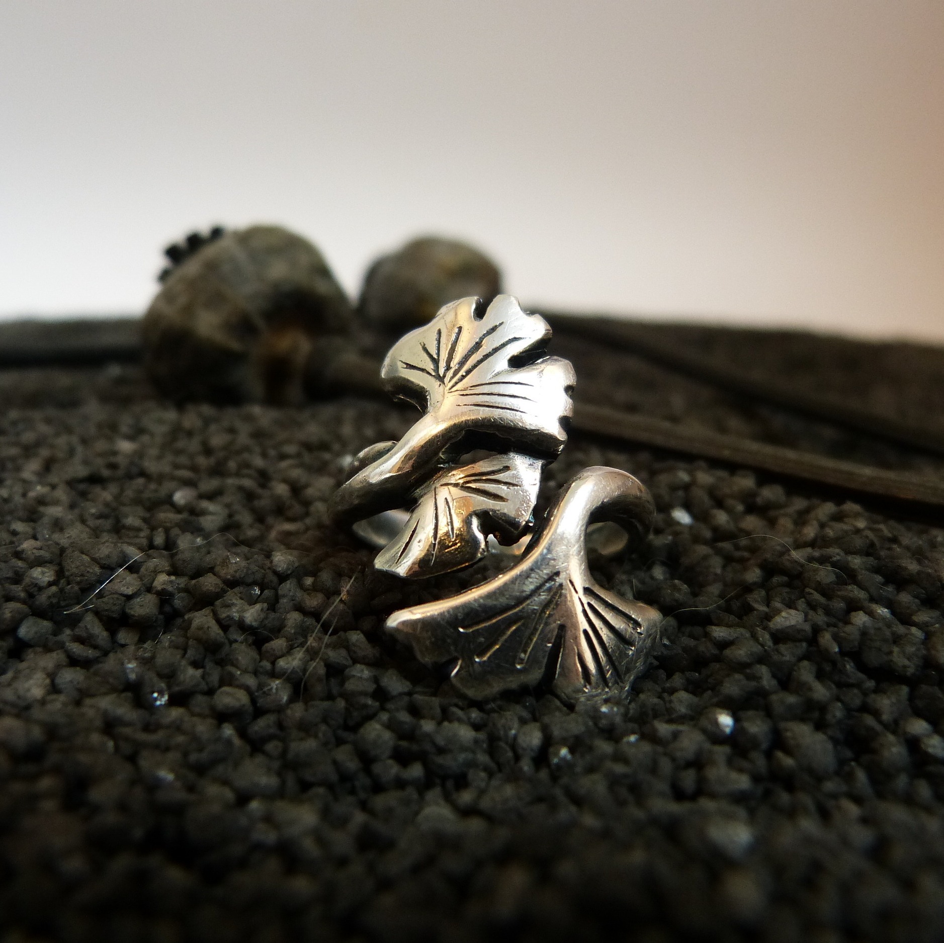 bague ginkgo