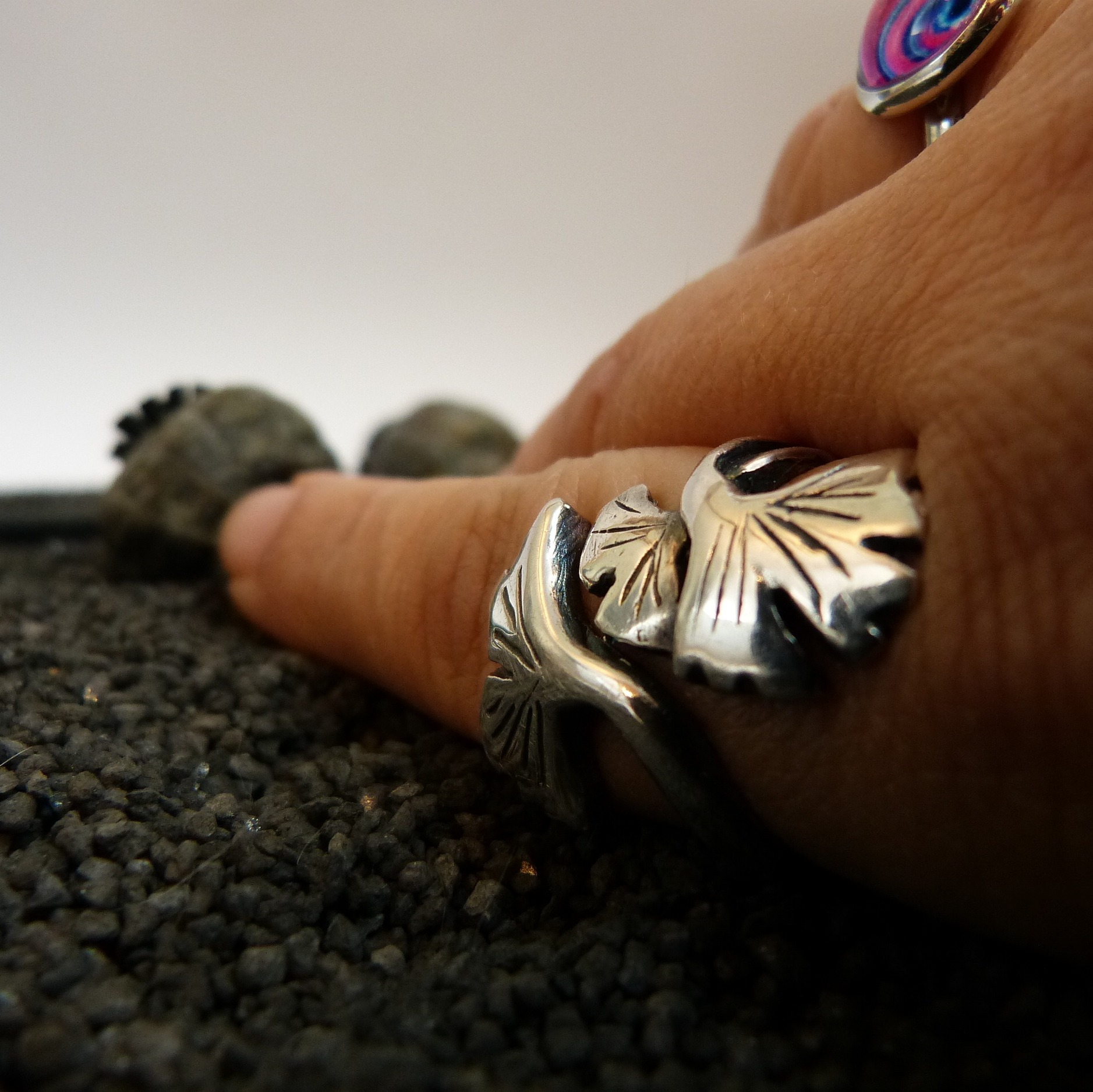 bague ginkgo