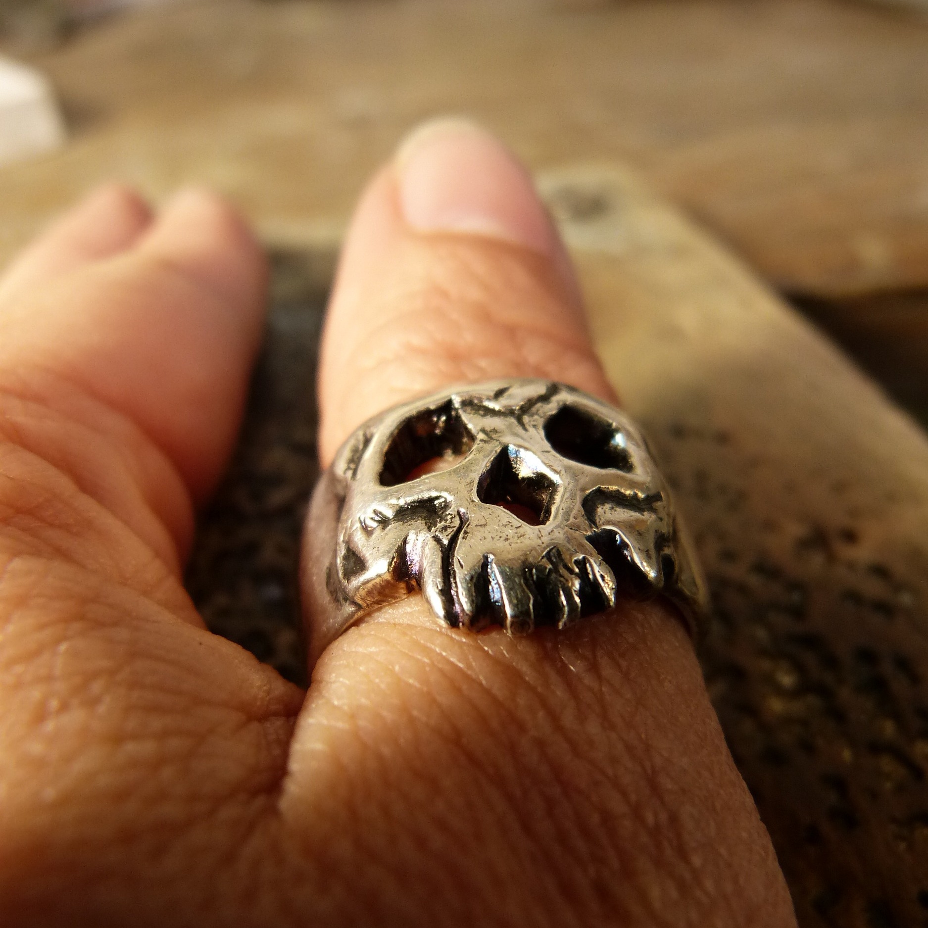 bague tête de mort