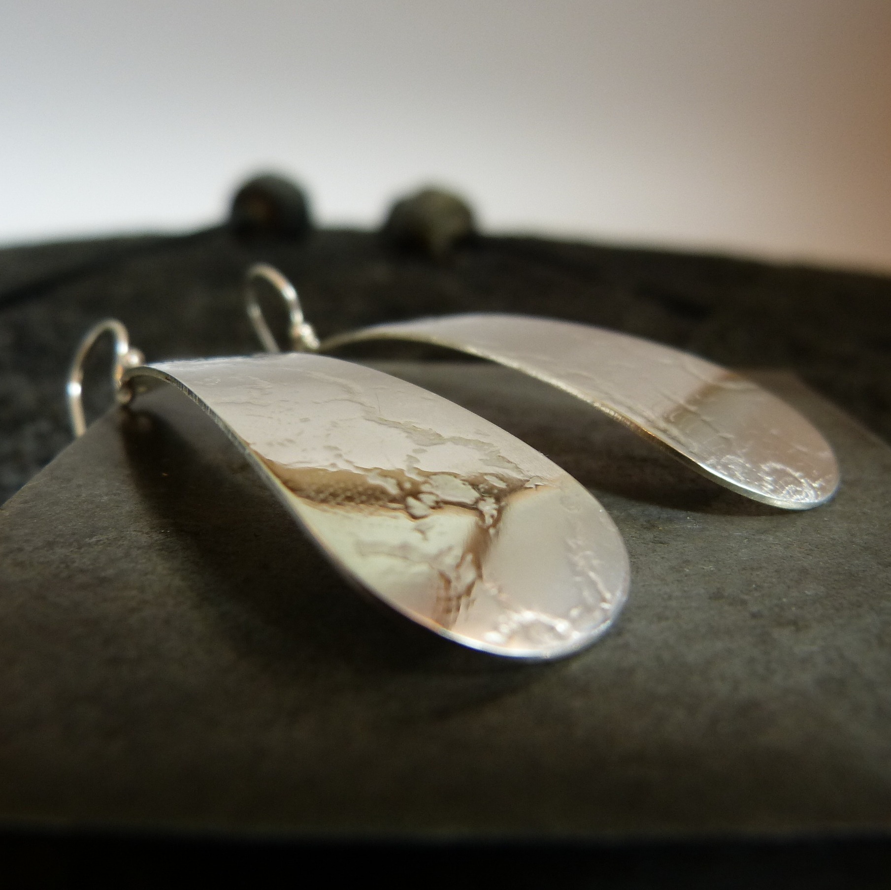 Diane boucles dentelle argent