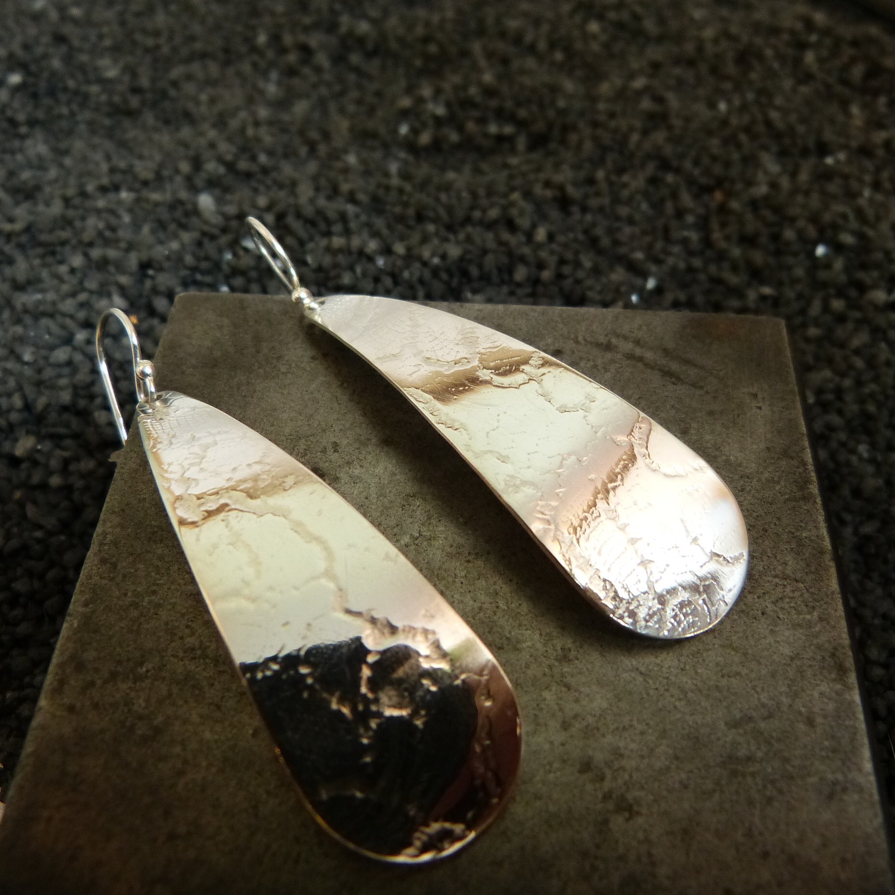 Diane boucles dentelle argent