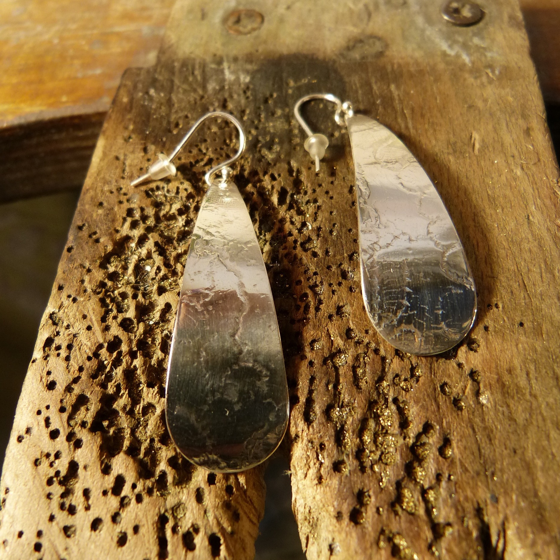Diane boucles dentelle argent