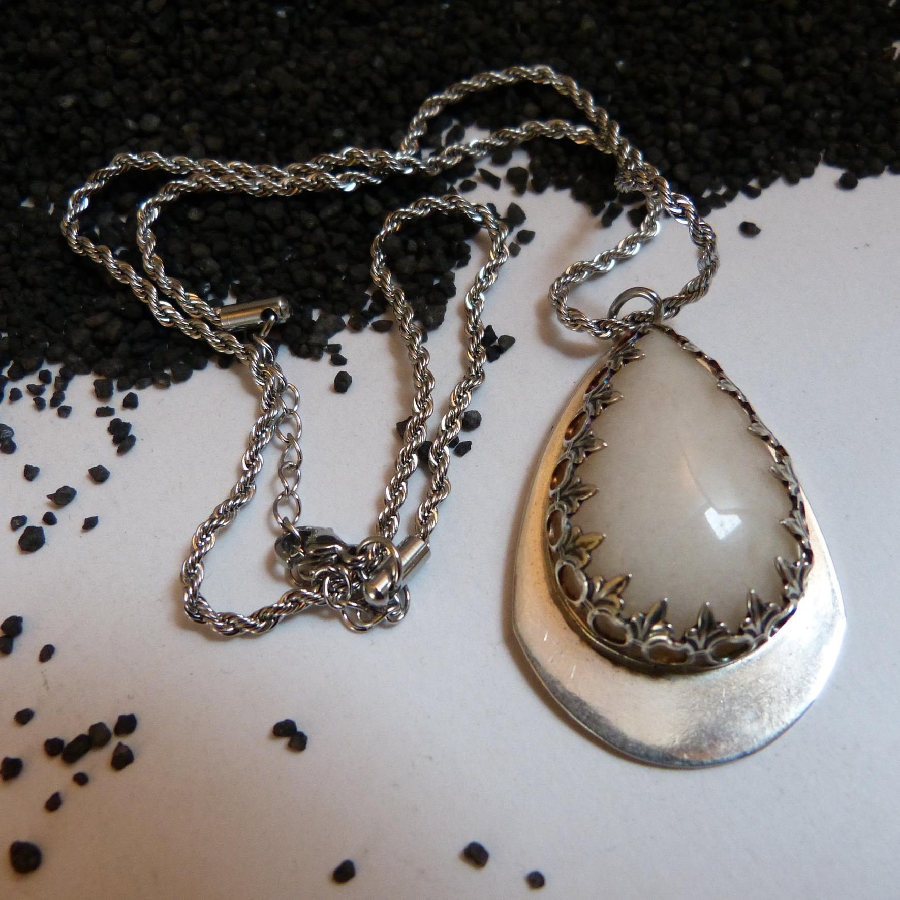 agate rose pâle