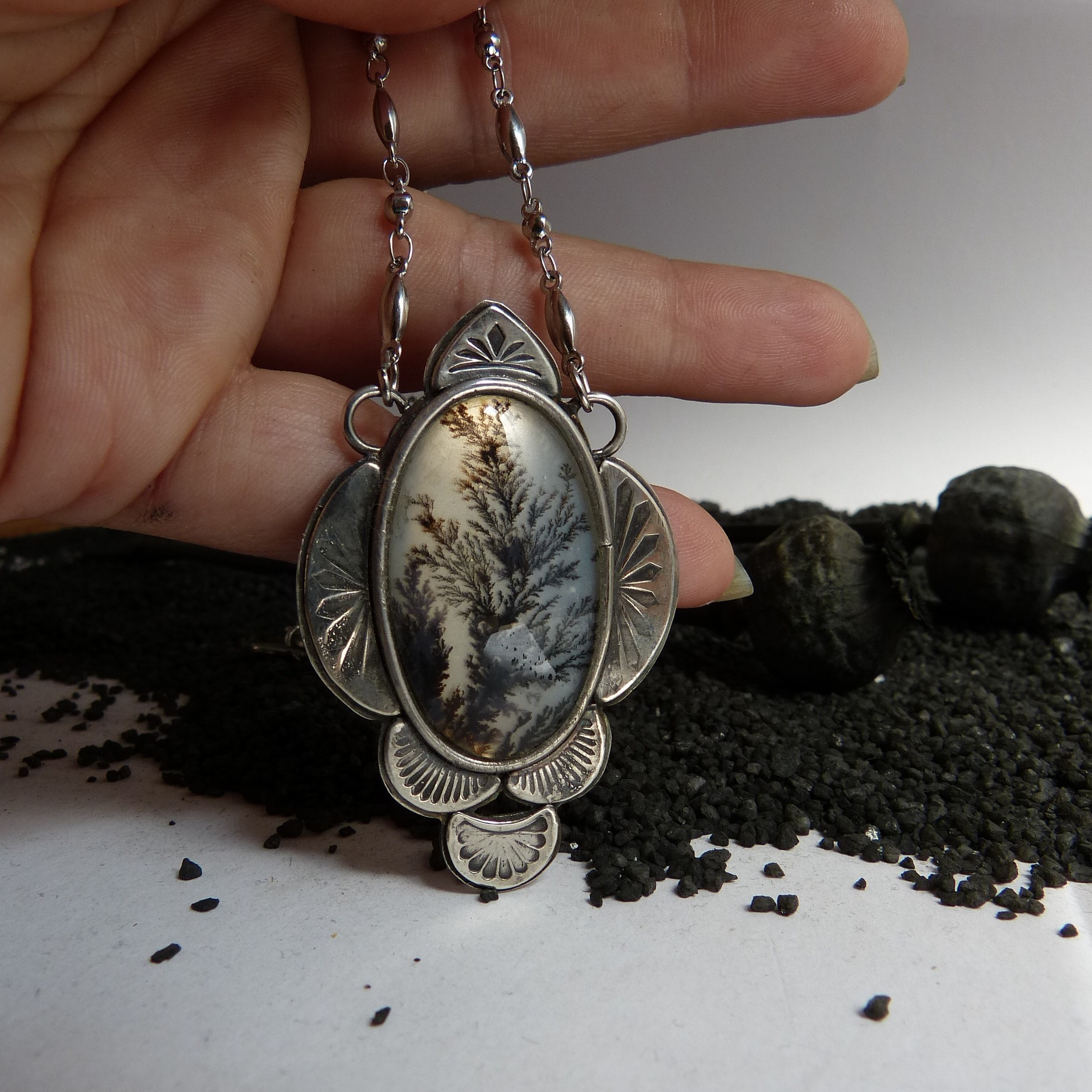 collier-pierre naturelle-agate