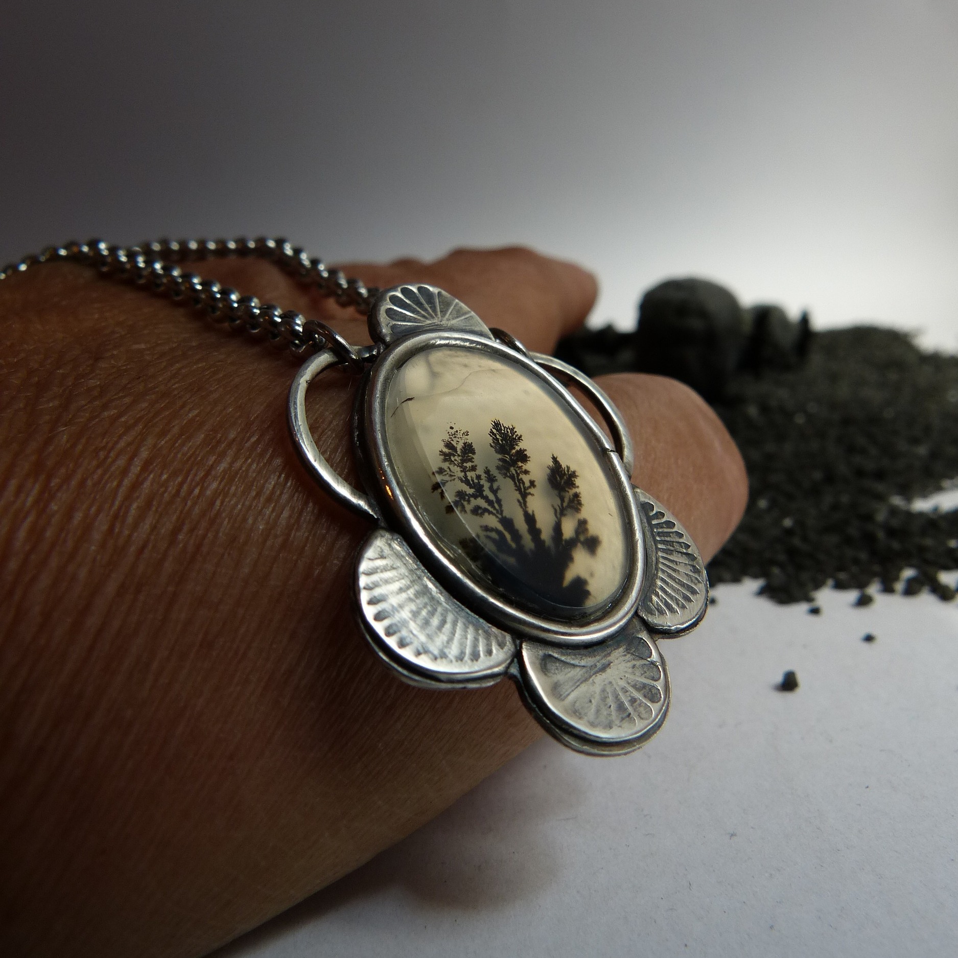 collier-pierre naturelle-agate