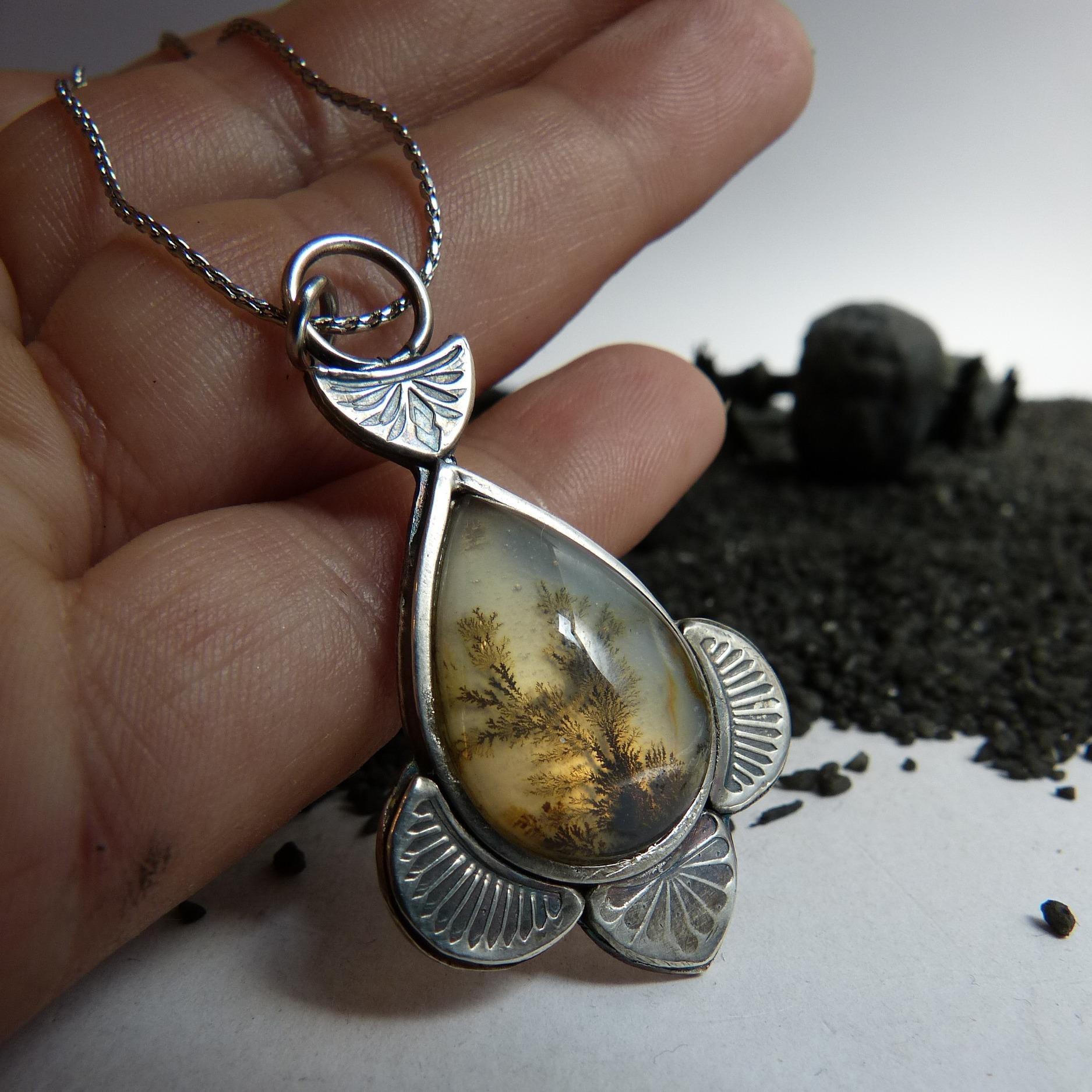 collier-pierre naturelle-agate