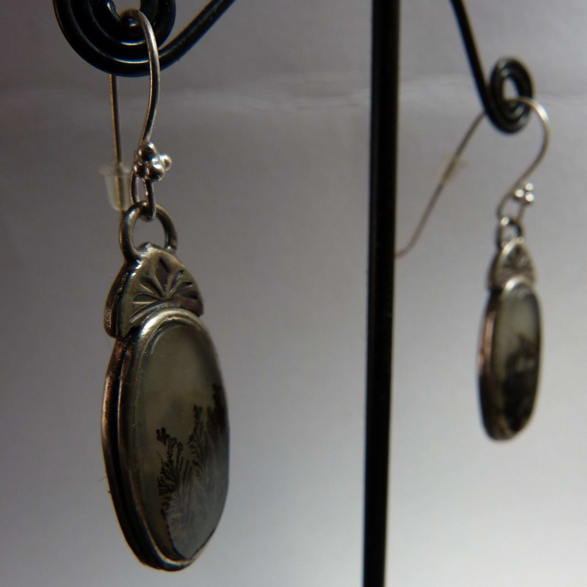 boucles-pierre naturelle-agate