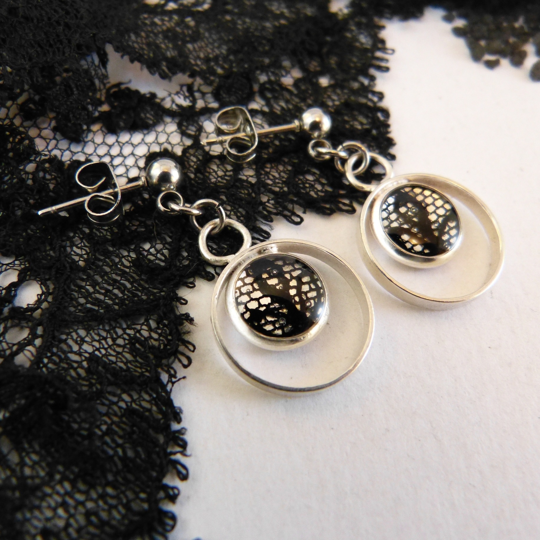 boucles d'oreilles-dentelle-argent-perline-belladone